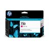Cartucho de Tinta Hp 730 Magenta P2v63a | Plotter Hp T1600 T1700 | Original 130ml - 1