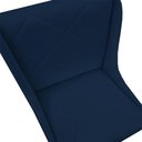 Ver imagem 4 de Kit 04 Cadeiras Pés Palito Veludo Azul Marinho