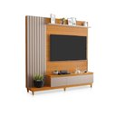 Ver imagem 1 de Home para TV Ravel 65 Polegadas MDF Ripado Frisado Mani Freijo Casah