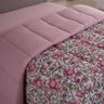 Edredom Coberdrom Sonho Bom Solteiro em Malha - Rosê - 100% Algodão - 2