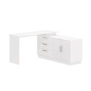 Ver imagem 2 de Cômoda com Penteadeira com 3 Gavetas e 2 Portas American Branco