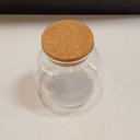 Ver imagem 3 de Pote Tampa Cortiça Borossilicato 200ml 11x10x10cm Transparente Porta Mantimentos