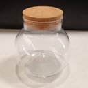 Ver imagem 2 de Pote Tampa Cortiça Borossilicato 200ml 11x10x10cm Transparente Porta Mantimentos