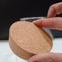 Ver imagem 5 de Pote Tampa Cortiça Borossilicato 200ml 11x10x10cm Transparente Porta Mantimentos