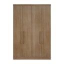 Ver imagem 7 de Guarda-Roupa Casal 9 Portas 3 Peças Modulado Cairo Marrom/Cumaru