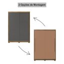 Ver imagem 4 de Guarda Roupa Roupeiro Dubai Infinity 2 Portas de Correr 3 Gavetas Nature Camarim Alasca Vila Rica