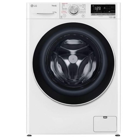 Lavadora e Secadora Lg Vc4 Ia 12kg Branca Cv5012wc4a 220v