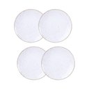 Ver imagem 1 de Jogo de Pratos Sobremesa Rústico 4 Peças 21 Cm Porcelana Decorada Tramontina