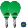 Kit Raquetes Frescobol Fast Ball Evolution Com Bola Penn - Verde - 1