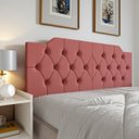 Ver imagem 3 de Cabeceira Cama Casal Estilo Painel Dobravel Quarto Moderno:rosa