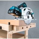 Ver imagem 4 de Serra Circular 18v sem Fio 4800 Rpm com Chave Allen Disco e Guia Punho Emborrachado Dhs710z Makita