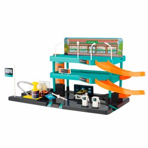 Cenário e Veículo - Acqua Posto - Lava Rápido que Sai Água - Nig Brinquedos