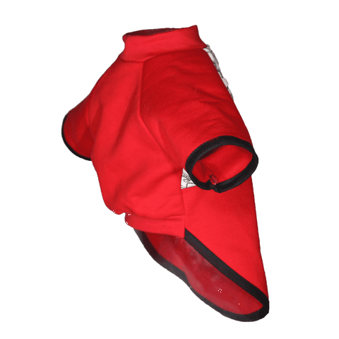  Sueter de Frio em Moletom Flanelado Pós-Tosa com Mangas para Cães e Gatos- GG - Unissex