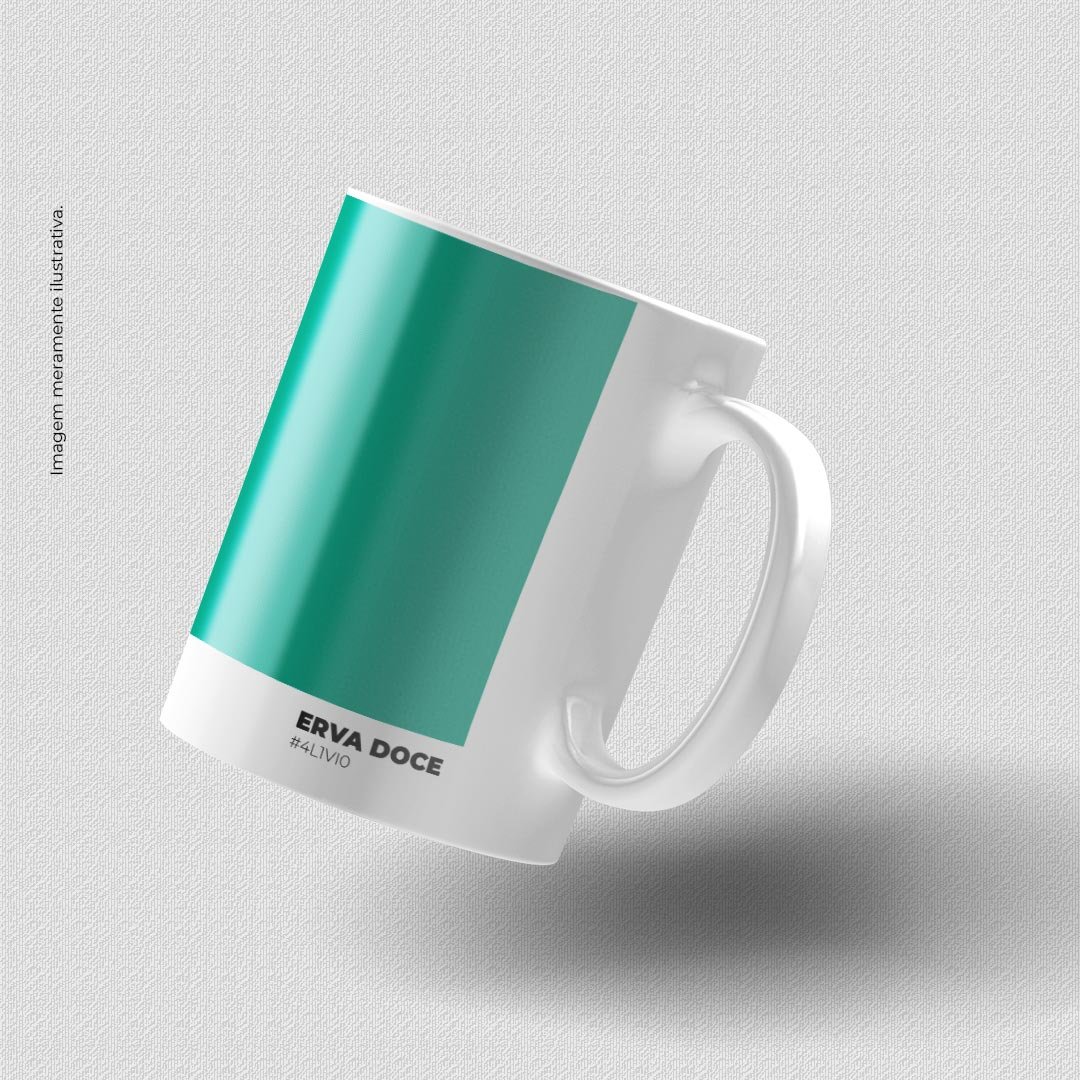 Bebidas Pantone - Caneca de Qualidade Premium É Decoração Caneca Premium - 7