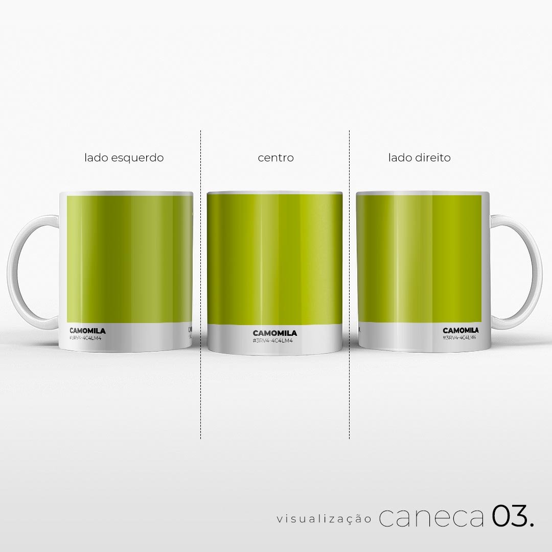 Bebidas Pantone - Caneca de Qualidade Premium É Decoração Caneca Premium - 5