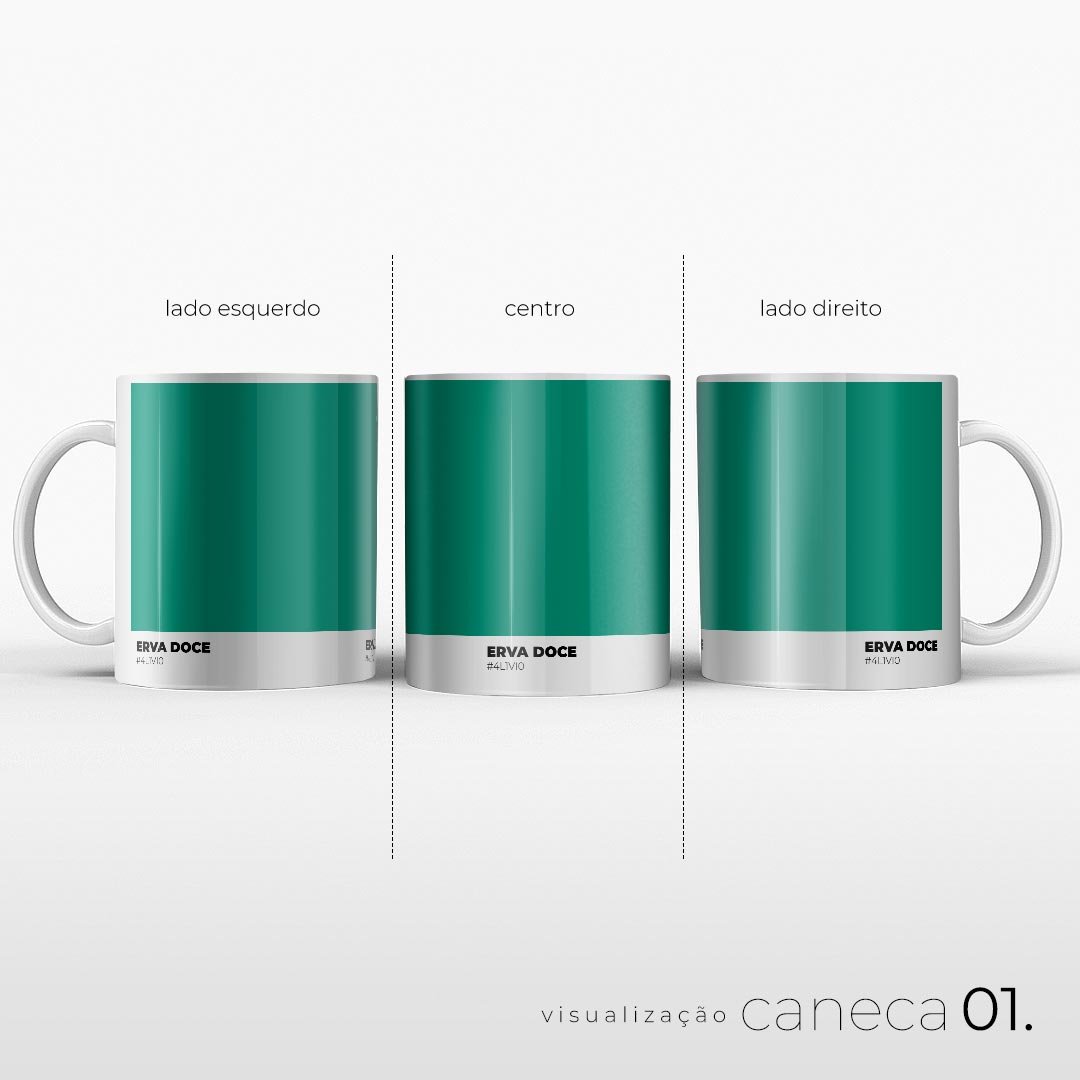 Bebidas Pantone - Caneca de Qualidade Premium É Decoração Caneca Premium - 3