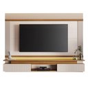Ver imagem 3 de Painel para Tv até 75 Polegadas Marataízes 2 Portas Freijó Trend/off White - Pnr Móveis