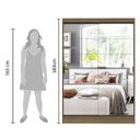 Ver mais imagens de Quarto Completo com Guarda Roupa Luke 2 Portas de Espelho e Cabeceira com 2 Mesas de Cabeceira Mades
