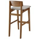 Ver imagem 2 de Banqueta Nature Assento Linho Rustico Estrutura Cinamomo Natural 90 Cm - 70124