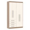 Ver imagem 1 de Guarda Roupa Modulado 4 Portas 4 Gavetas Nicho Colméia Master Luciane Móveis