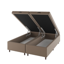 Ver imagem 1 de Base Box Bau Queen Size Cairo (43x158x198cm) Tabaco - Casa Giulia