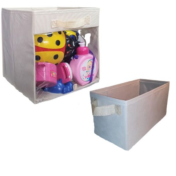 Coleção 2 Caixas Organizadoras Infantil Closet Brinquedos - 3