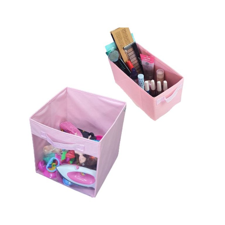 Coleção 2 Caixas Organizadoras Infantil Closet Brinquedos