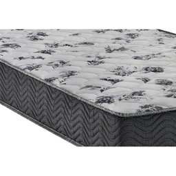 Cama Box Queen: Colchão Espuma Ortobom D33/ep Iso 100 Ultra Firme + Base Crc Suede Gray(158x198) - 4