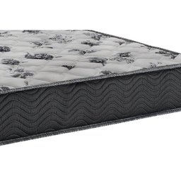 Cama Box Queen: Colchão Espuma Ortobom D33/ep Iso 100 Ultra Firme + Base Crc Suede Gray(158x198) - 3