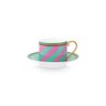 Xícara de Chá Pip Chique Stripes Rosa e Verde - Pip Studio ( Pré Venda) - 2