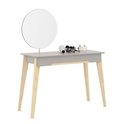 Jogo de Quarto Infantil Cama Kids Liv e Penteadeira Tifanny Cinza/Natural - Matic Móveis - 4 Jogo de Quarto Infantil Cama Kids Liv e Penteadeira Tifanny Cinza/Natural - Matic Móveis - 4