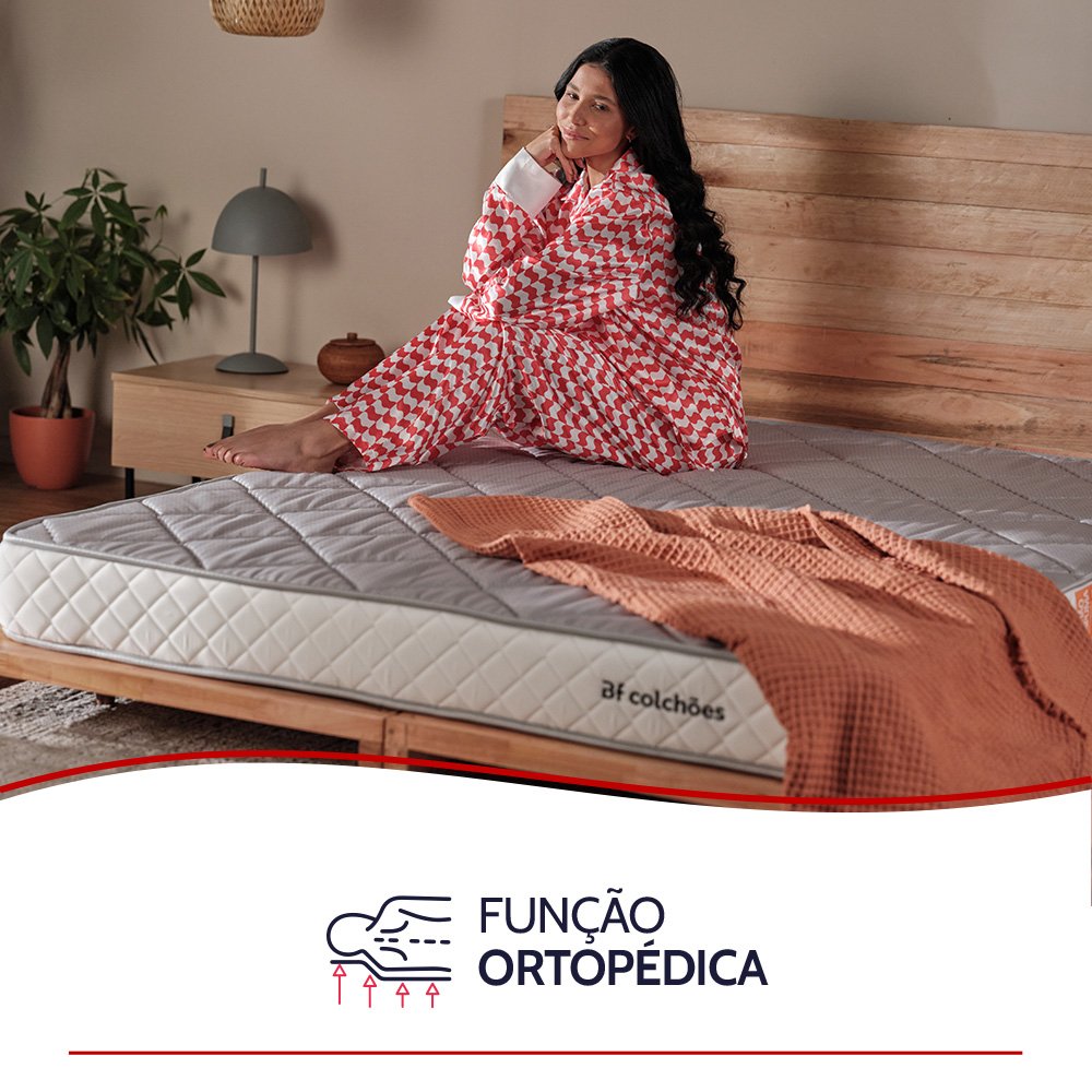 Colchão King Ortopédico de Espuma D45 a Vácuo 193x203cm Bf Colchões - 7