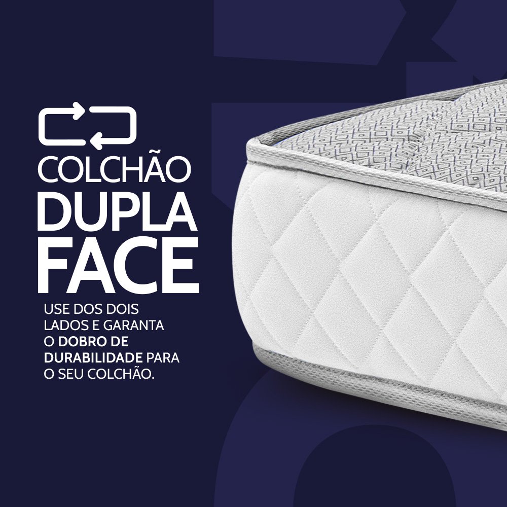 Colchão King Ortopédico de Espuma D45 a Vácuo 193x203cm Bf Colchões - 6