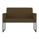 Ver imagem 3 de Kit Sofá 2 Lugares + 2 Poltronas para Recepção Sala Balaqui Cor:marrom