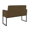 Ver imagem 4 de Kit Sofá 2 Lugares + 2 Poltronas para Recepção Sala Balaqui Cor:marrom