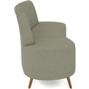 Ver imagem 2 de Sofá Chaise Living 2 Lugares 135cm para Sala Cayman K01 Bouclê Verde