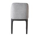 Ver imagem 4 de Cadeira de Jantar Livia Cinza Estofado em Aço Waw Design
