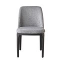 Ver imagem 1 de Cadeira de Jantar Livia Cinza Estofado em Aço Waw Design