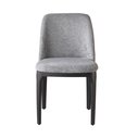 Ver imagem 1 de Cadeira de Jantar Livia Cinza Estofado em Aço Waw Design