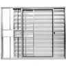 Janela de Aluminio Veneziana 3 Folhas com Grade Linha Leve:1,00 X 1,50/brilhante - 1