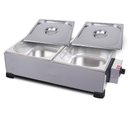 Ver imagem 1 de Derretedeira Industrial 2 Cubas 5kg Dr2 Marchesoni Banho-maria Multiuso Inox 110v