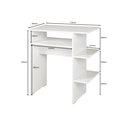 Ver imagem 3 de Mesa De Estudo Escrivaninha Pequena Rústico Lar