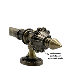 Puxador para Porta Colonial Jd Ouro Velho 33cm - 8