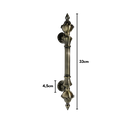 Ver imagem 3 de Puxador para Porta Colonial Jd Ouro Velho 33cm
