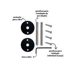Puxador para Porta Colonial Jd Ouro Velho 33cm - 11
