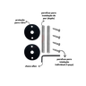 Puxador para Porta Colonial Jd Ouro Velho 33cm - 11