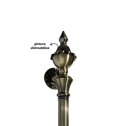 Puxador para Porta Colonial Jd Ouro Velho 33cm - 5