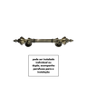 Puxador para Porta Colonial Jd Ouro Velho 33cm - 6