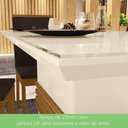 Ver imagem 6 de Conjunto Sala de Jantar 160 Cm 06 Cadeiras Marilia Nature com Off White e Marrom