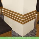 Ver imagem 3 de Conjunto Sala de Jantar 160 Cm 06 Cadeiras Marilia Nature com Off White e Marrom